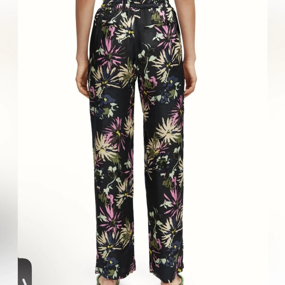 The Gia mid-rise wide-leg printed XS 32 stretch waist - Picture 4 of 16